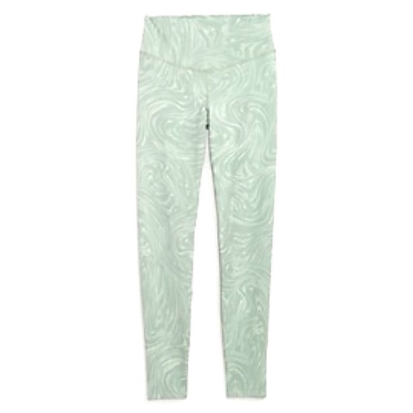 🌿5/$25 Old Navy Green Marble Leggings - Picture 2 of 9